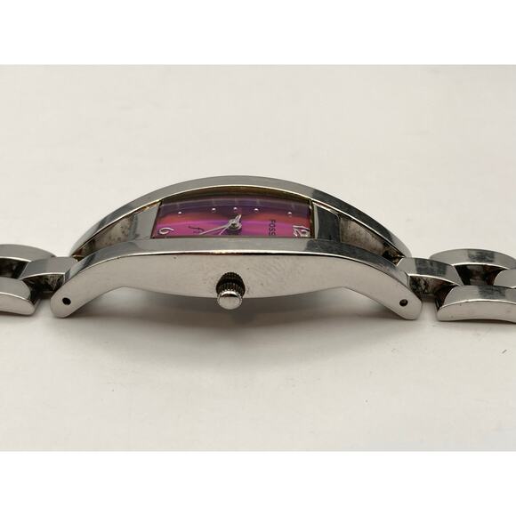 Fossil F2 Womens Watch 19mm Purple/ Blue-New Battery - Wrist Size 4.75-5 WR 30m - Picture 4 of 11